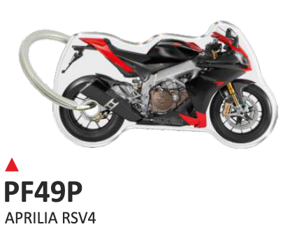 ONEDESIGN Dwustronny wypukły brelok na klucze Aprilia RSV4