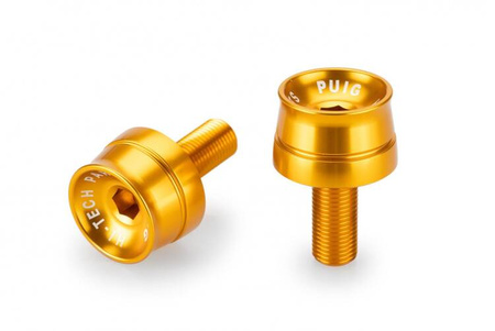 Końcówki kierownicy PUIG Speed do Suzuki GSX-8 / GSX-R1000 / GSX-R1300 Złoty (O) 21626O