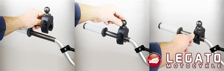 Uchwyt X-Grip™ do przenośnych urządzeń np. smartfon lub nawigacja samochodowa z klamrą zaciskową RAM Tough-Claw™