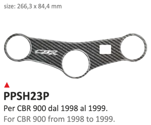 ONEDESIGN Naklejka na półkę kierownicy Honda CBR 900 1998/1999