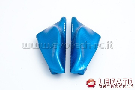 Zaślepki lusterek EVOTECH RC Ducati niebieskie