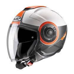 Kask Motocyklowy HJC I40 Panadi Black/White/Orange