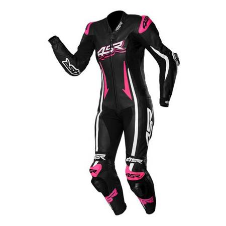 4SR Kombinezon skórzany jednoczęściowy damski Racing Lady Pink