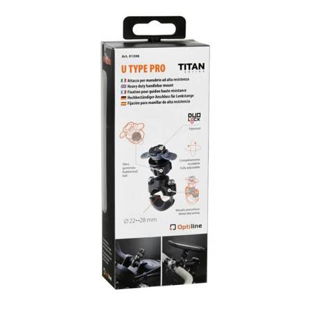 91598 Titan Opti U Type Pro, mocowanie na kierownicy
