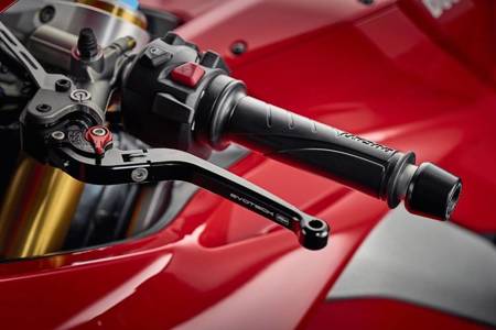 EP Ducati Streetfighter V4 Lamborghini Folding Clutch and Brake Lever set (2023+) (PRN002406-002408-97) - EVOTECH PERFORMANCE