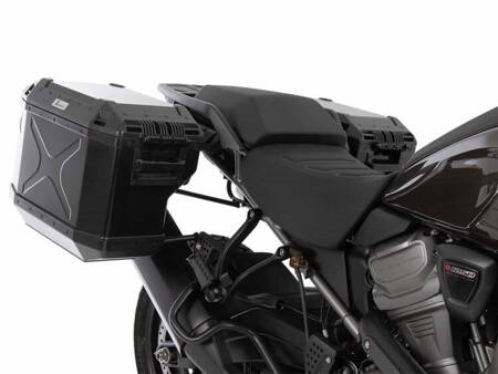 Harley-Davidson Pan America 1250/Spe 2021-2023 Stelaż Cutout + czarne kufry boczne Xplorer