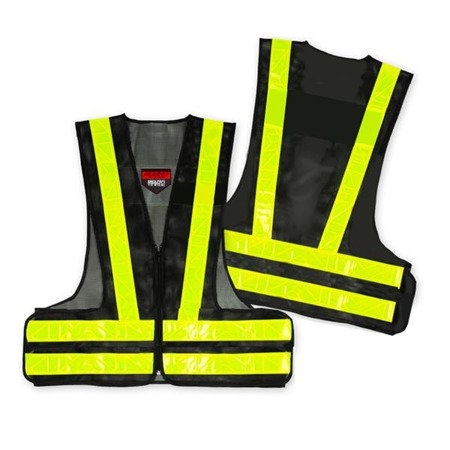 Kamizelka Odblaskowa Ozone Vest Black/Fluo Yellow