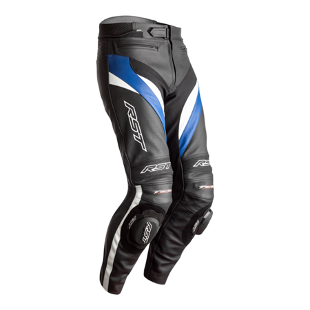 Motocyklowe Spodnie Skórzane RST Tractech Evo 4 CE Black/Blue (2358)