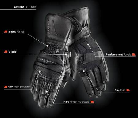 Rękawice Shima D-Tour