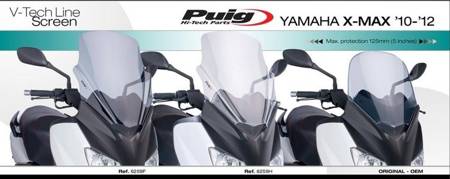 SZYBA PUIG V-TECH YAMAHA X-MAX 125/250 (TOURING)