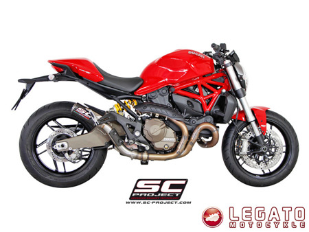 Tłumik końcowy SC Project CR-T Carbon Ducati Monster 821
