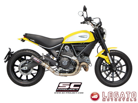 Tłumik końcowy SC Project CR-T Carbon Ducati Scrambler