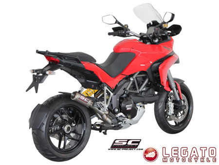 Tłumik końcowy SC Project CR-T Decat Titanium Ducati Multistrada 1200 / S  2010-2014
