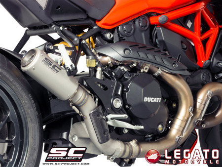 Tłumik końcowy SC Project CRT Titanium Ducati Monster 1200 R