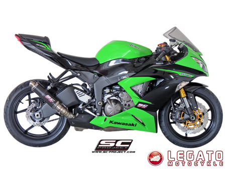 Tłumik końcowy SC Project GP M2 Carbon Kawasaki Ninja ZX-6R 636 2013-2017