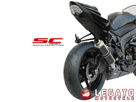 Tłumik końcowy SC Project GP Titanium Kawasaki ZX-6R 2009-2012