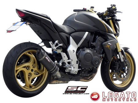 Tłumik końcowy SC Project OVAL Black Stainless Steel Honda CB 1000 R