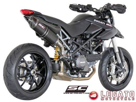 Tłumik końcowy SC Project OVAL Carbon Ducati Hypermotard 796