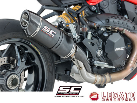 Tłumik końcowy SC Project OVAL Carbon Ducati Monster 1200 R