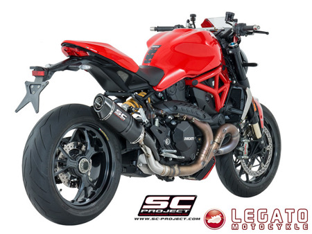 Tłumik końcowy SC Project OVAL Carbon Ducati Monster 1200 R