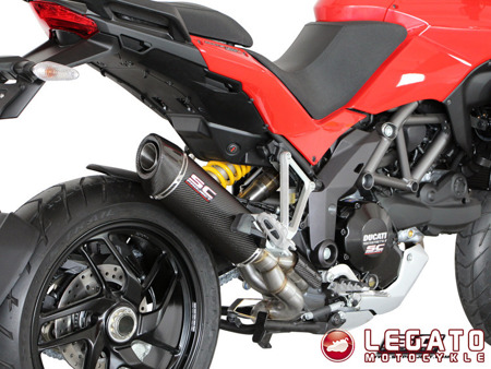 Tłumik końcowy SC Project OVAL  Decat Carbon Ducati Multistrada 1200 / S  2010-2014