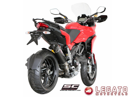 Tłumik końcowy SC Project OVAL Decat Titanium Ducati Multistrada 1200 / S  2010-2014