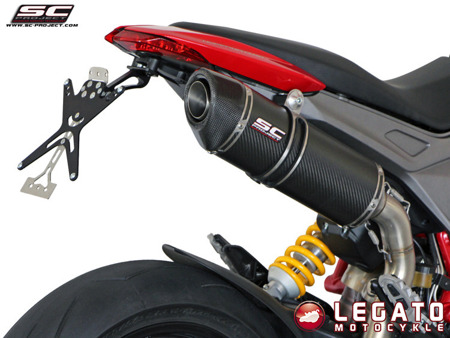 Tłumik końcowy SC Project OVAL High Carbon Ducati Hypermotard 821 2013-2016