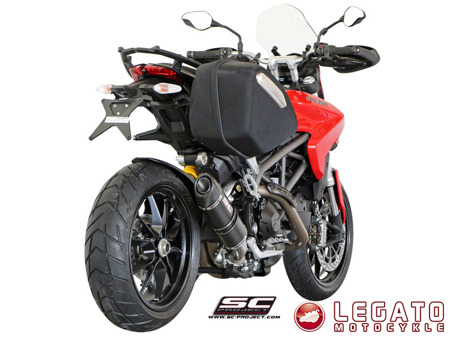 Tłumik końcowy SC Project OVAL Low Carbon Ducati Hypermotard 821 / Hyperstrada 2013-2016