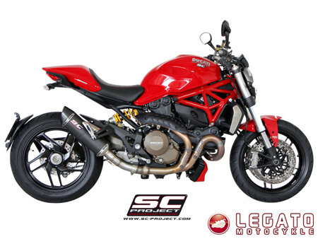 Tłumik końcowy SC Project OVAL Matt Carbon Ducati Monster 1200 / S