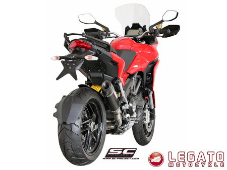 Tłumik końcowy SC Project OVAL Racing Decat Carbon Ducati Multistrada 1200 / S  2010-2014