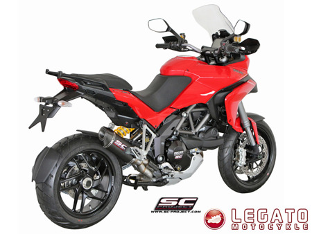 Tłumik końcowy SC Project OVAL Racing Decat Carbon Ducati Multistrada 1200 / S  2010-2014