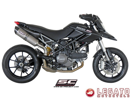 Tłumik końcowy SC Project OVAL Titanium Ducati Hypermotard 796