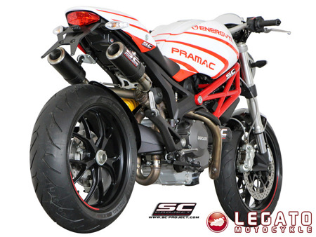 Tłumiki końcowe SC Project CR-T Carbon Ducati Monster 1100 / S / 796 / 696