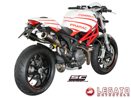 Tłumiki końcowe SC Project CR-T Carbon Ducati Monster 1100 / S / 796 / 696