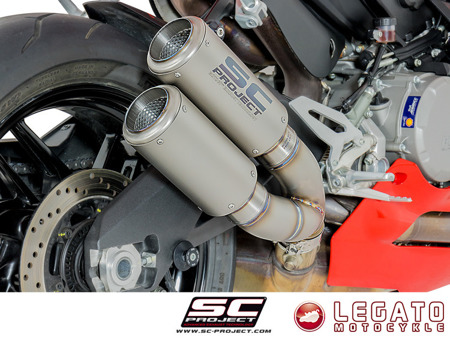 Tłumiki końcowe SC Project CR-T Titanium Ducati Panigale 959