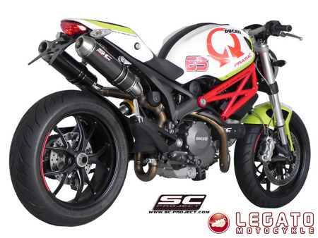 Tłumiki końcowe SC Project GP-EVO Carbon Ducati Monster 1100 / S / 796 / 696