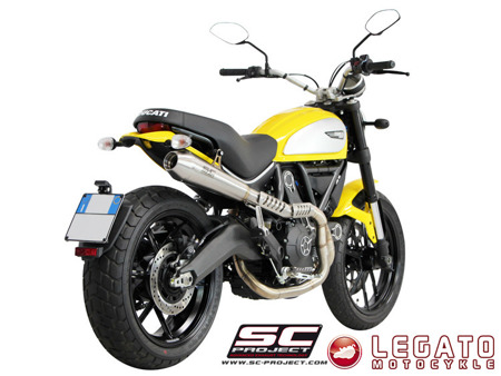 Układ wydechowy 2-1 SC Project CONIC High Stainless Steel Ducati Scrambler