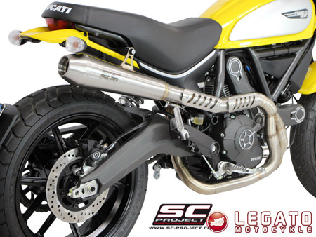 Układ wydechowy 2-1 SC Project CONIC High Stainless Steel Ducati Scrambler