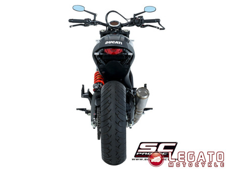 Układ wydechowy 2-1 SC Project CONIC Short Low Stainless Steel Ducati Scrambler