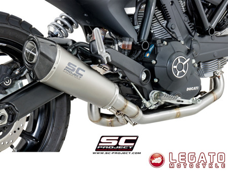 Układ wydechowy 2-1 SC Project CONIC Titanium Ducati Scrambler 400