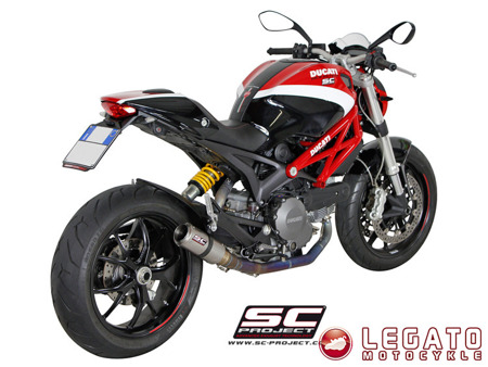 Układ wydechowy 2-1 SC Project CR-T Carbon Ducati Monster 796