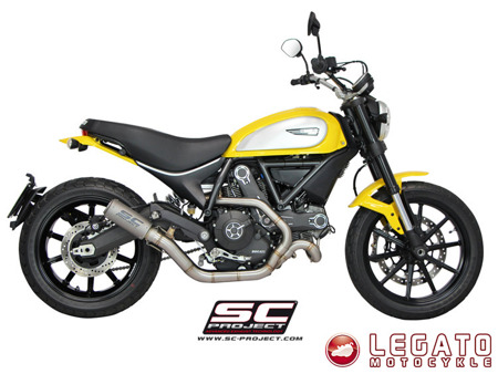 Układ wydechowy 2-1 SC Project CR-T Low Titanium Ducati Scrambler