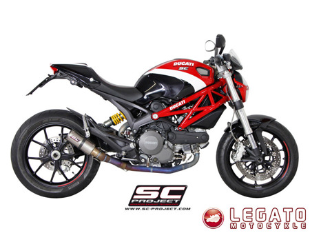 Układ wydechowy 2-1 SC Project CR-T Titanium Ducati Monster 796