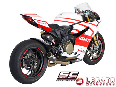 Układ wydechowy SC Project CR-T Carbon Mesh Ducati Panigale 1199 / S / R