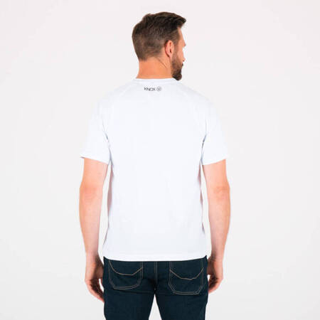 White Woven Patch Tee