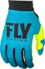 Rękawice Enduro Cross FLY RACING Women's Pro Lite kolor fluorescencyjny/niebieski/żółty