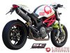 Układ wydechowy 2-1 SC Project OVAL Carbon Ducati Monster 796